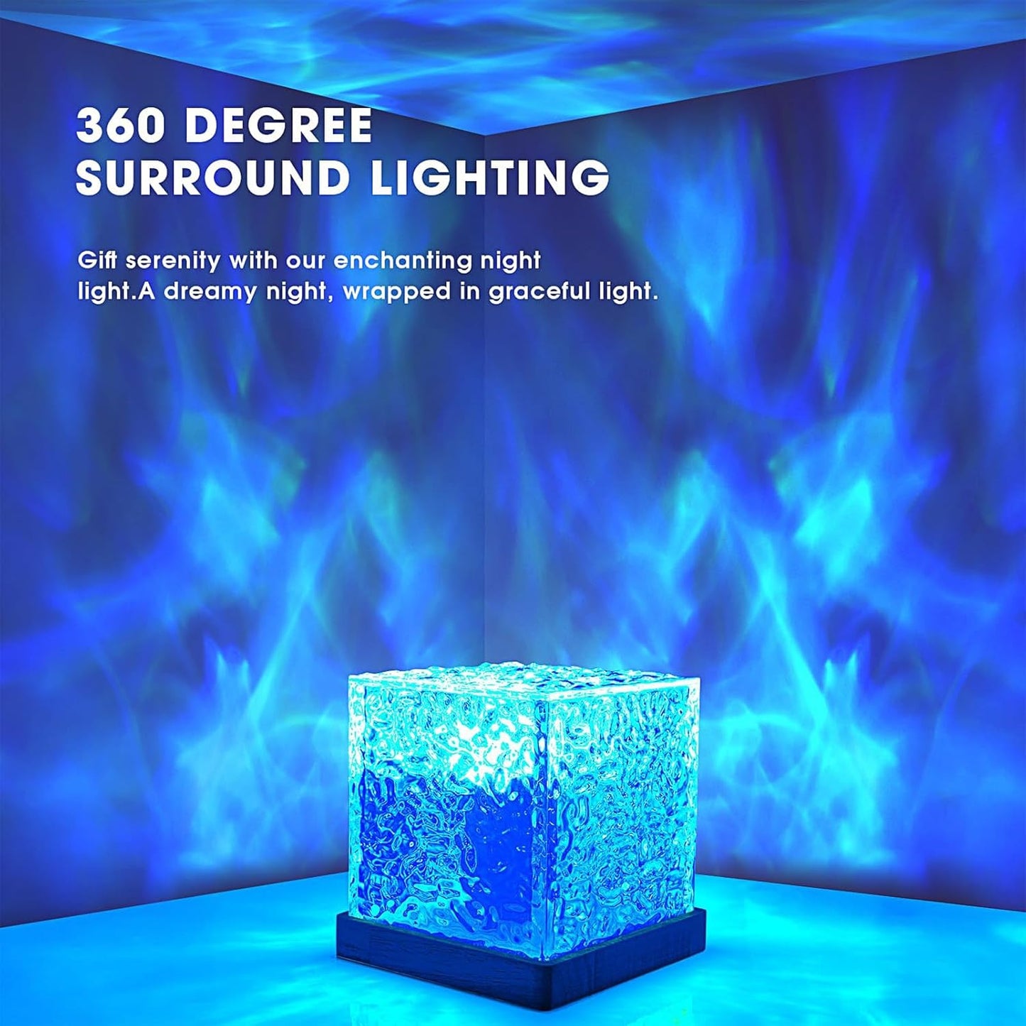 CrystalWave™ Ripple Lamp