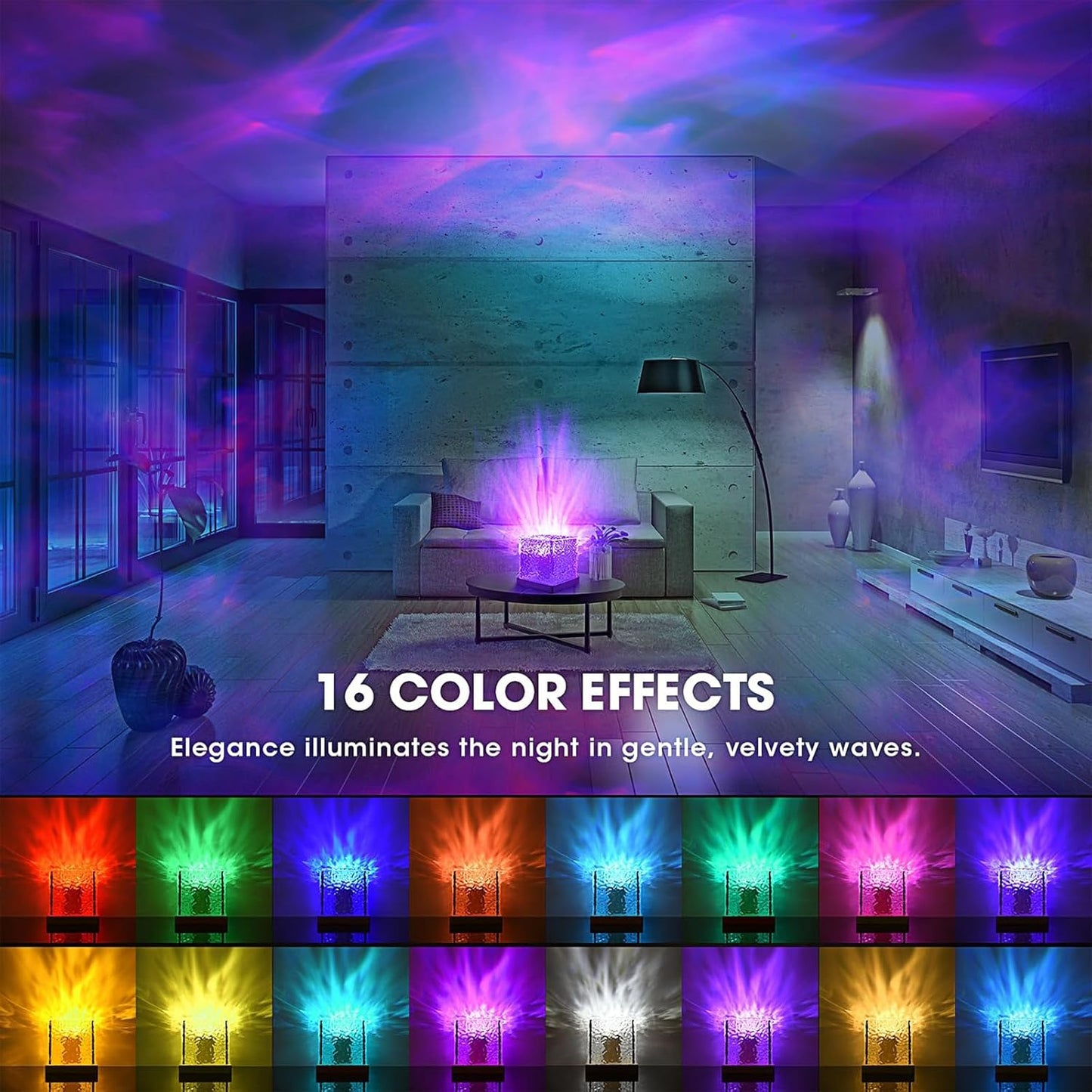 CrystalWave™ Ripple Lamp