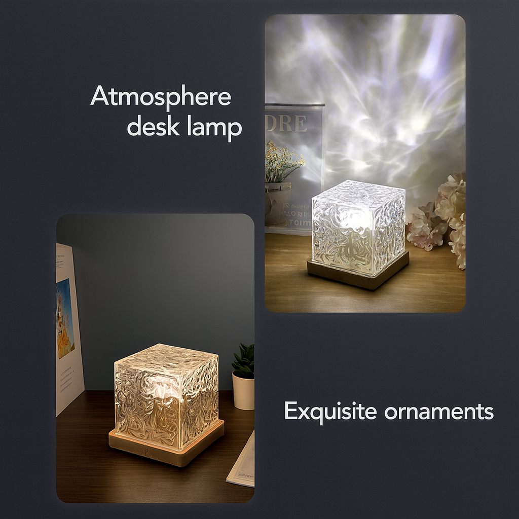 CrystalWave™ Ripple Lamp