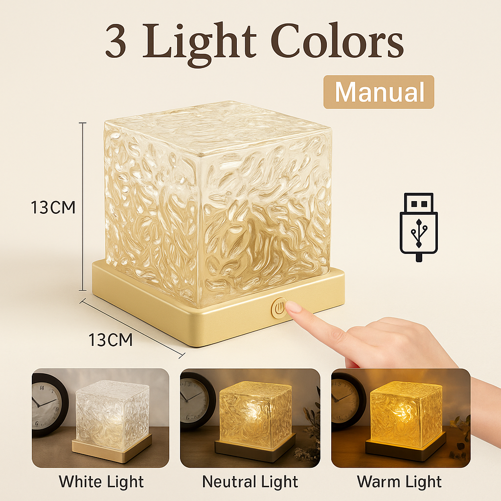 CrystalWave™ Ripple Lamp