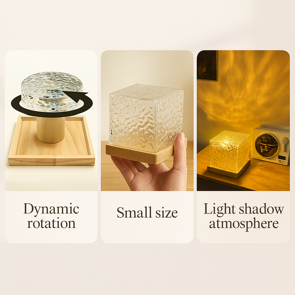 CrystalWave™ Ripple Lamp