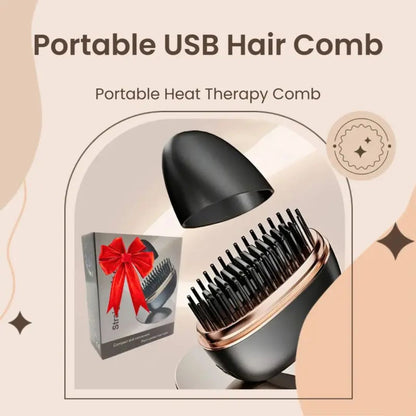 Portable Wireless Hair Straightening Brush