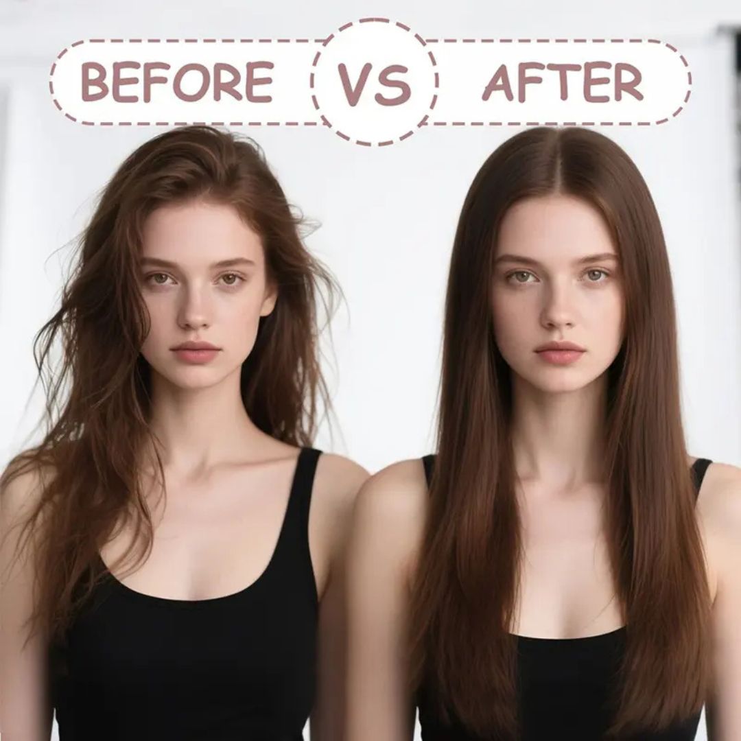 Portable Wireless Hair Straightening Brush