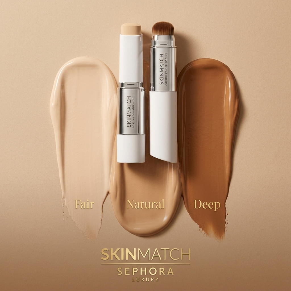 SkinMatch Foundation Stick available in Fair Natural and Deep shades